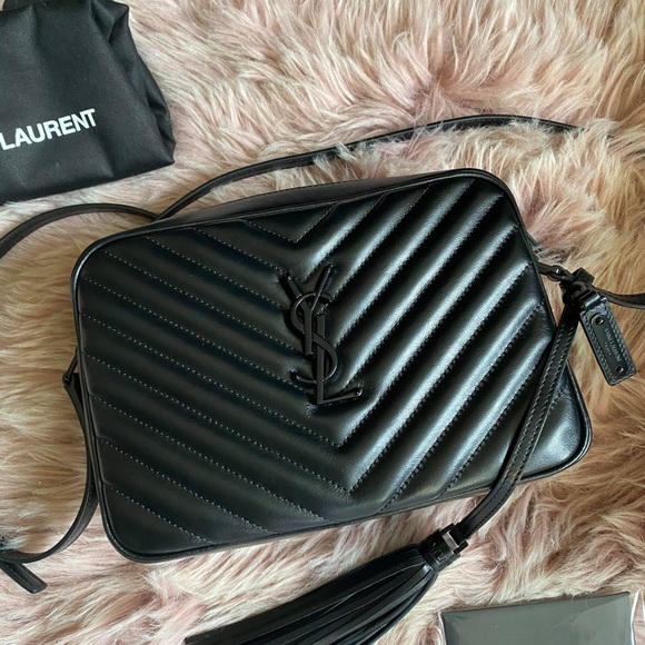 Authentic YSL Camera Lou Bag All Black - Picture 2 of 11